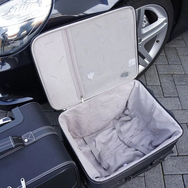 Roadsterbag 3-tlg. Kofferset mit 2 Rollen Mercedes SL R230 141 Liter