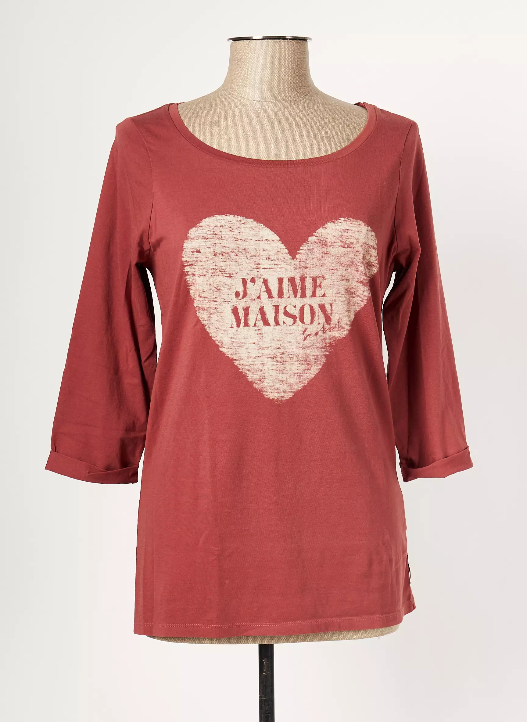 Maison Scotch Tshirts Femme couleur rouge