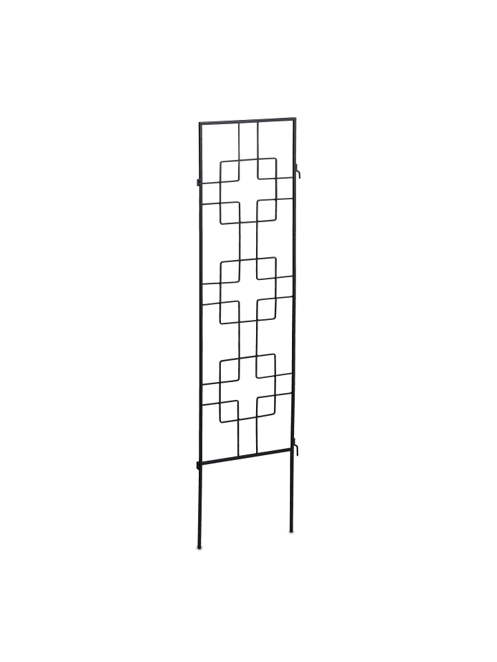 relaxdays 3er Set Rankgitter in Schwarz - (H)122 cm günstig kaufen onesize