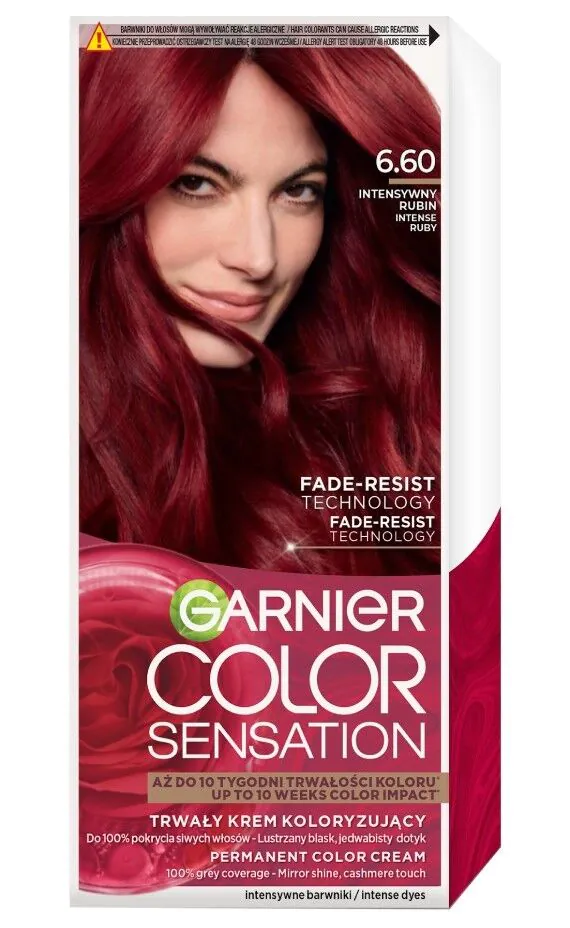 Garnier Color Sensation plaukų dažiklis 6.60 Intensyvi rubino spalva