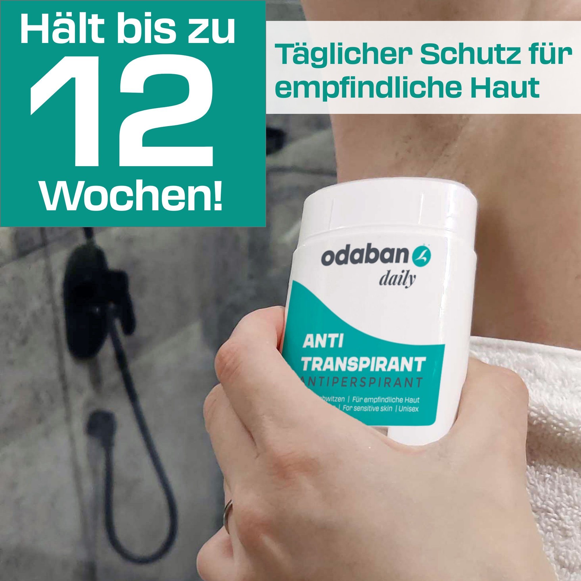 Odaban Deo-Set odaban® Komplett Set gegen Schwitzen & Schweißgeruch, 1-tlg.