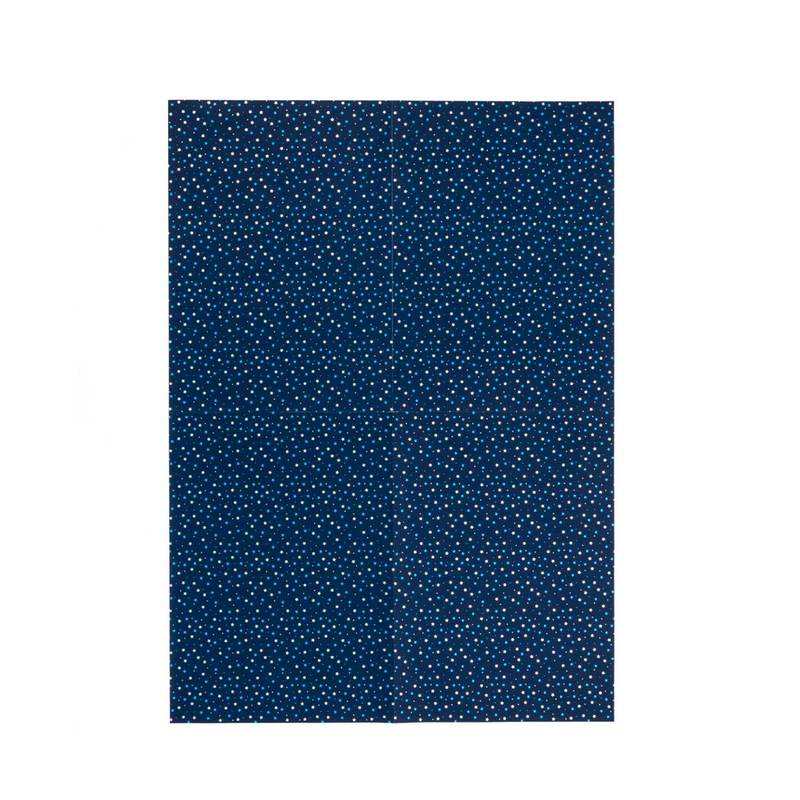 2 feuilles papier cadeau étoiles Oxybul