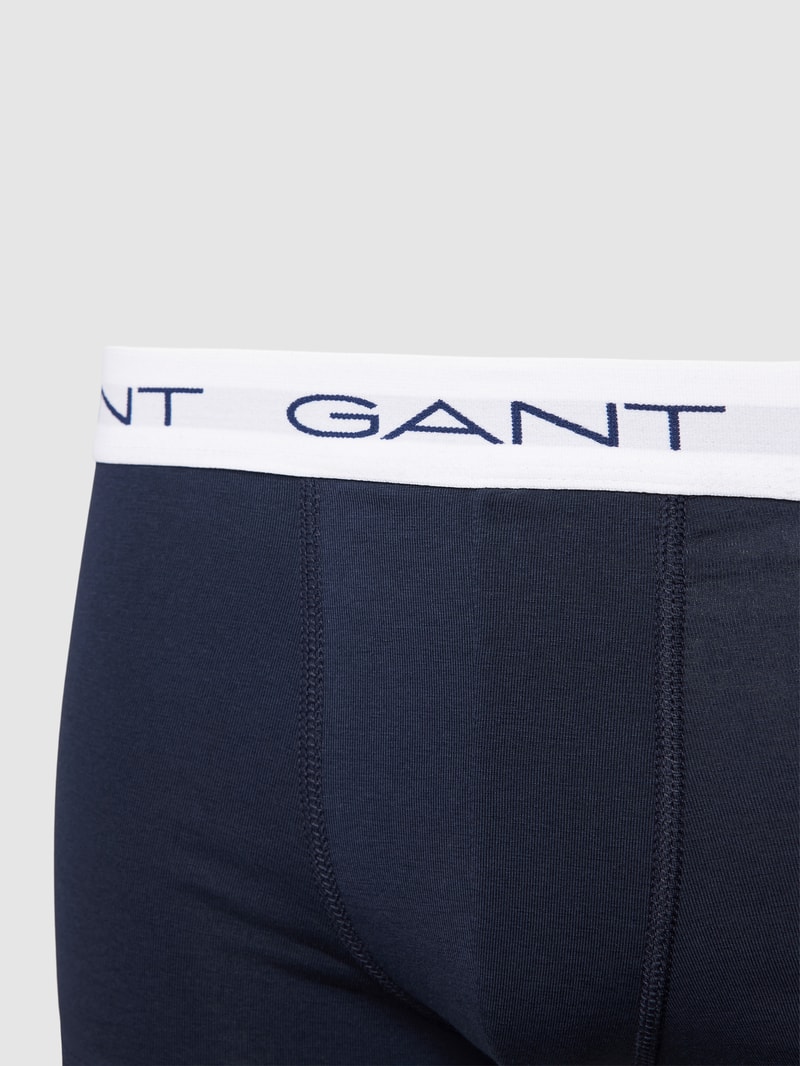 Trunks mit Logo-Bund im 3er-Pack in dunkelblau