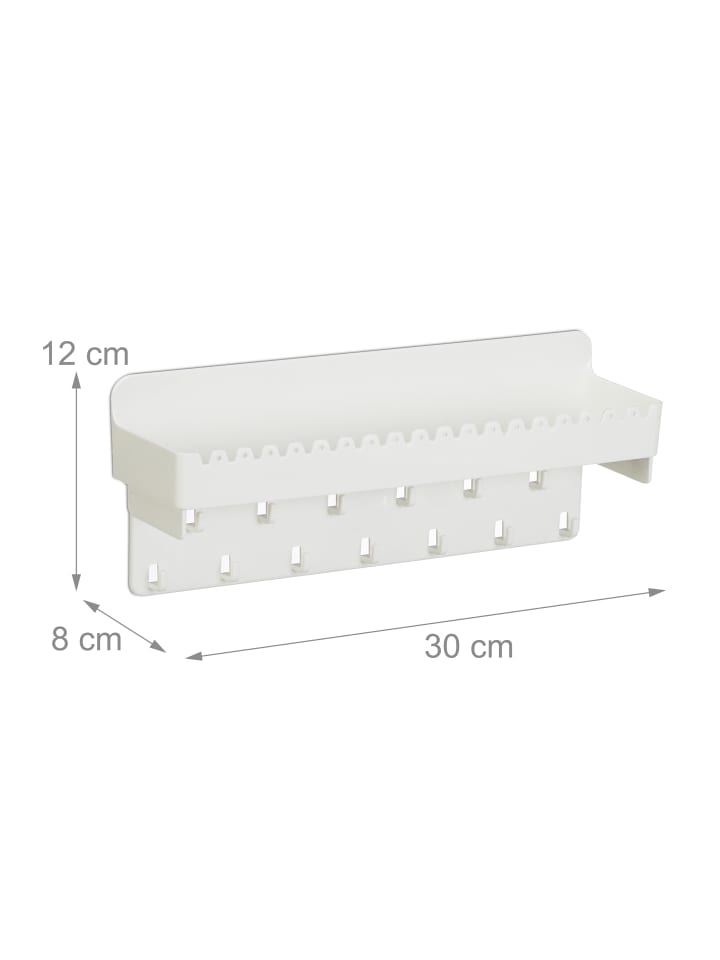 relaxdays Schmuckhalter in Weiß - (B)30 x (H)12 x (T)8 cm günstig kaufen onesize