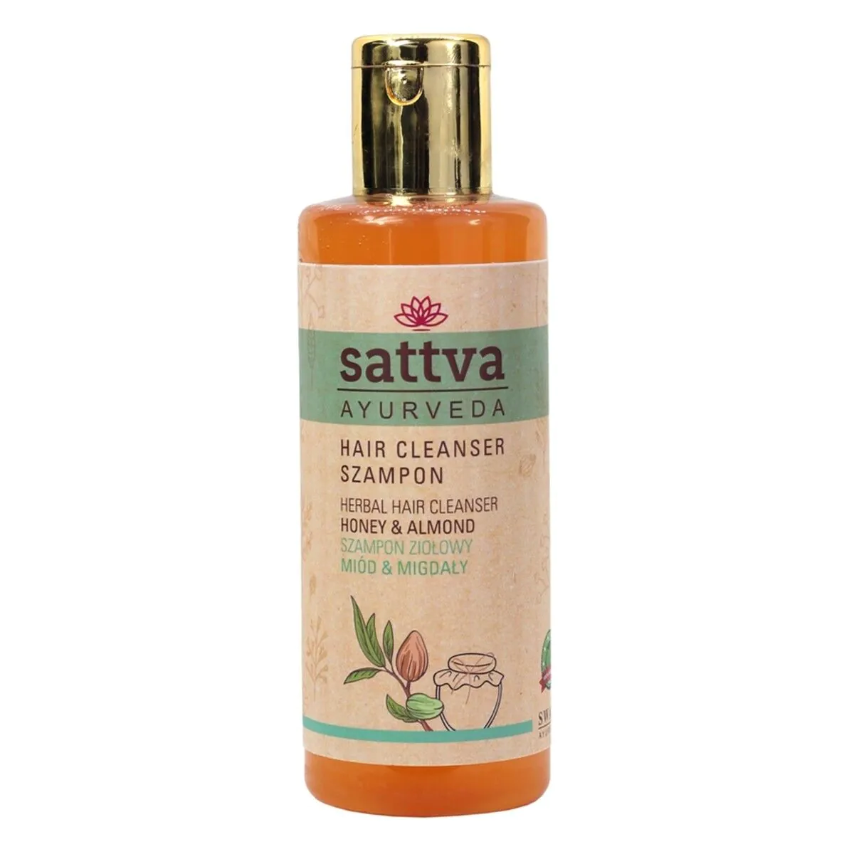 Sattva Ayurveda šampon za kosu s medom i bademom
