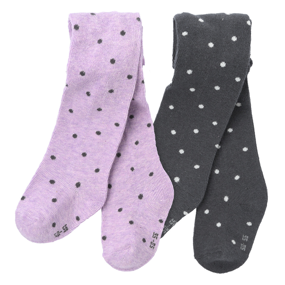 2 Baby Strumpfhosen mit Punkten