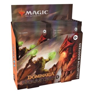 Magic the Gathering: Dominaria Remastered Collector's Booster Display (12) (EN)