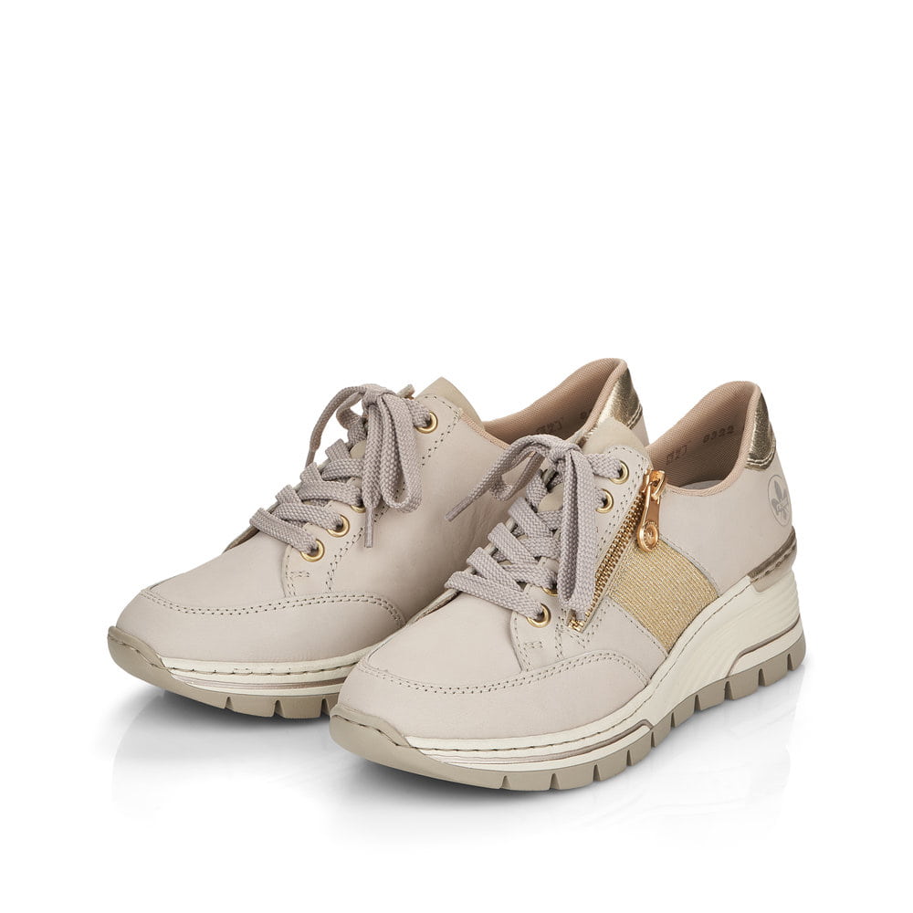Rieker Damen Sneaker Low beige