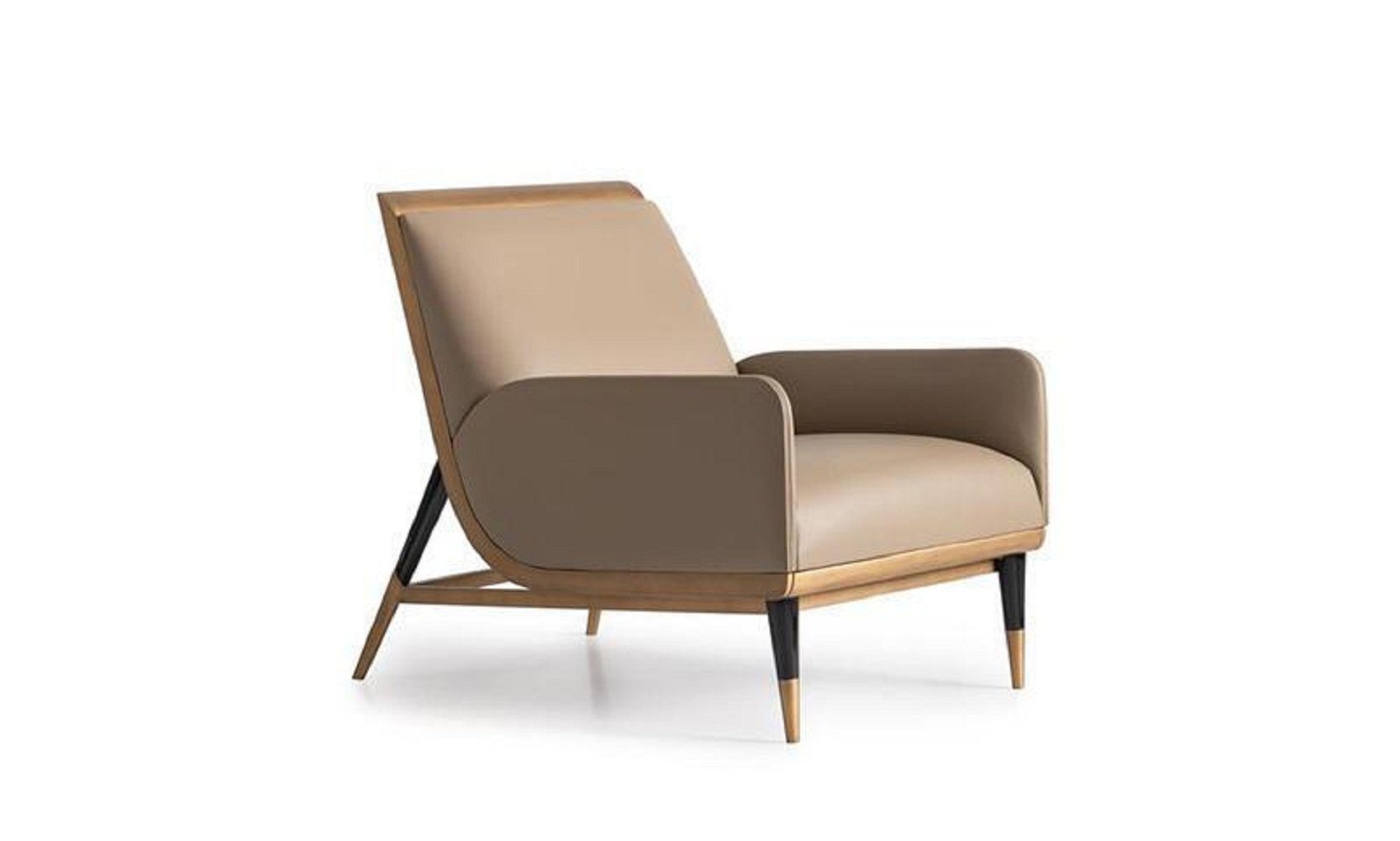 JVmoebel Schlafzimmer-Set Luxus Schlafzimmer Garnitur Doppelbett Nachttische Set 5tlg Beige Sitz, (5-St., 1x Bett + 2x Nachttische + 1x Bank + 1x Sessel), Made in Europa