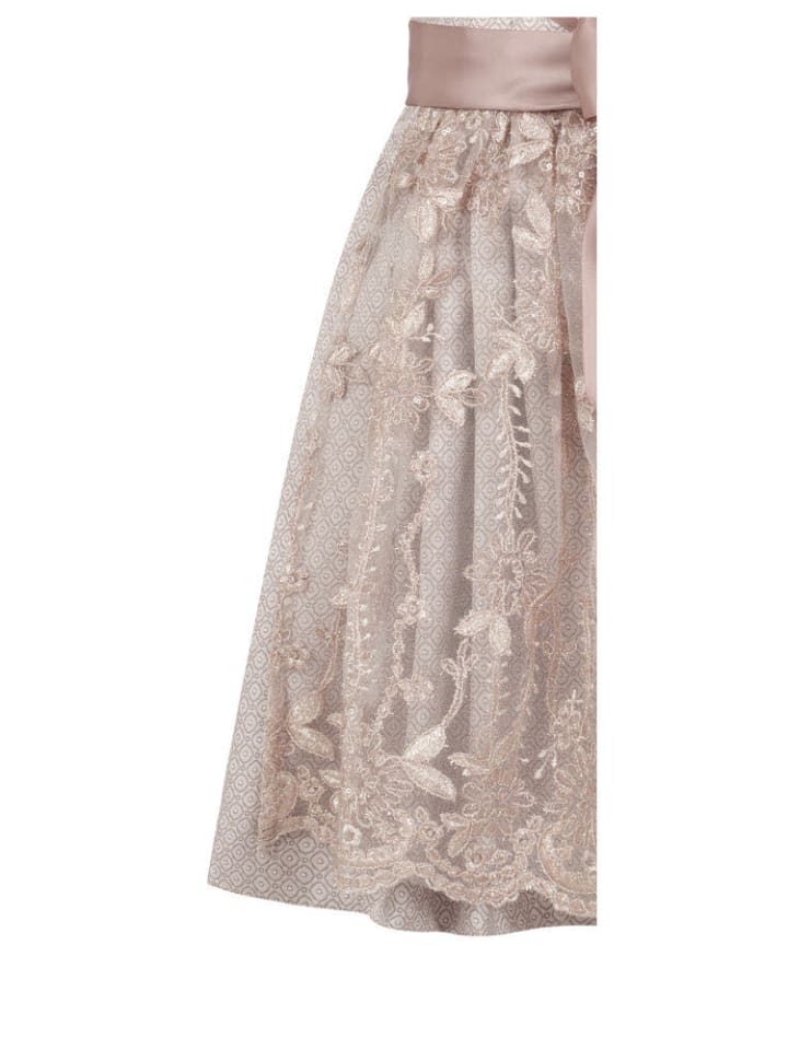 Nübler Kinderdirndl 3-teilig Stella in Taupe günstig kaufen