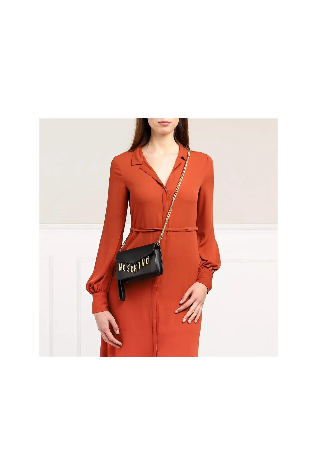 Moschino  Handtasche - Schwarz - Strukturiert