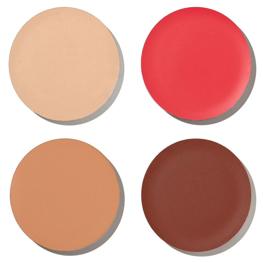 CHADO Monts & Merveilles - Crème - peaux moyennes à foncées Palette de maquillage multifonctions (rechargeable)