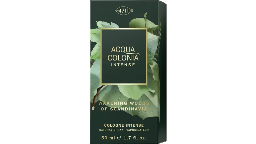 4711 ACQUA COLONIA Intense Wakening Woods of Scandinavia Eau de Cologne 50 ml