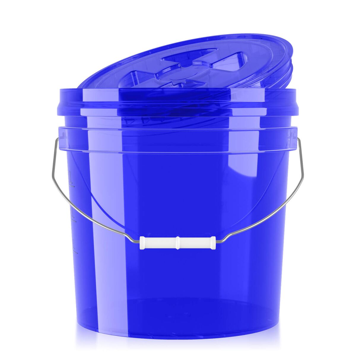 chemicalworkz Performance Buckets Wascheimer mit Deckel clear blue 3,5GAL