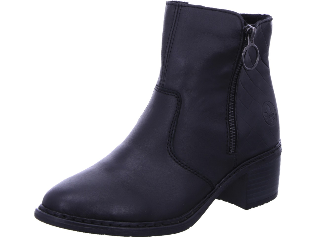 RIEKER Stiefeletten schwarz
