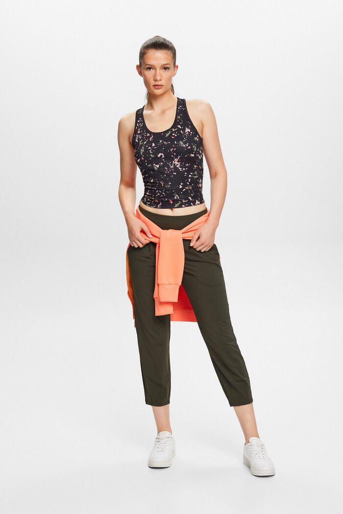 Gecroppte Jersey-Jogger-Pants mit E-DRY-Finish