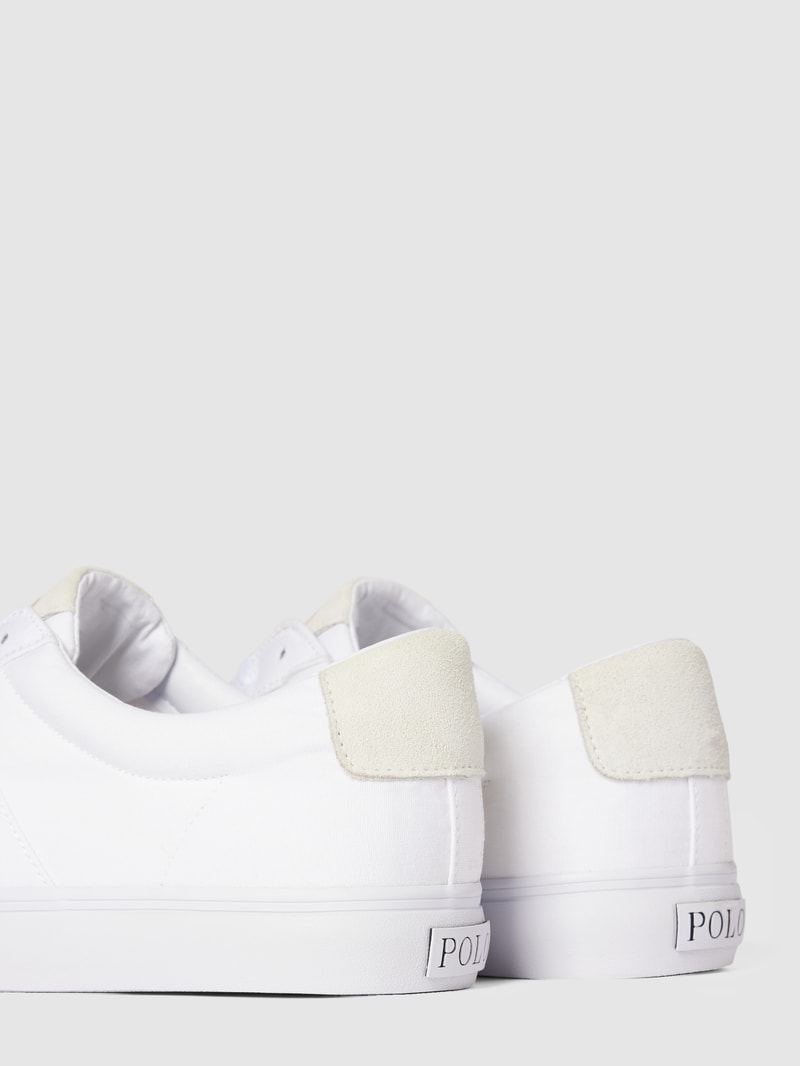 Sneaker mit Label-Stitching Modell 'SAYER' in weiß