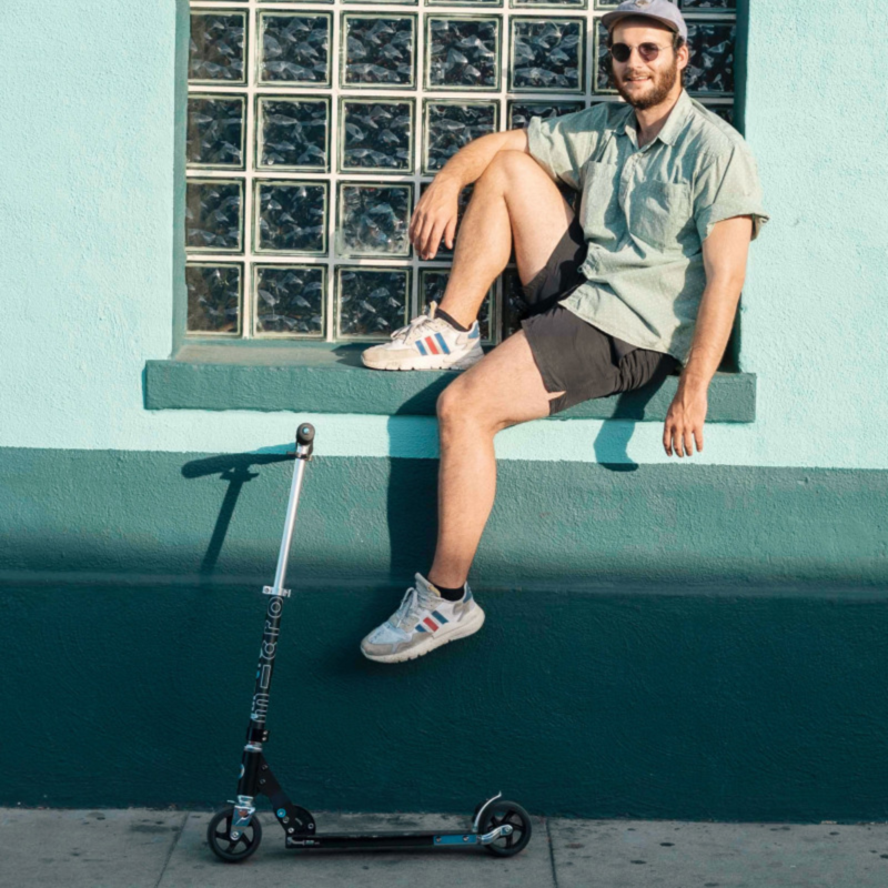 Trottinette pliable tout terrain – Rocket bleu