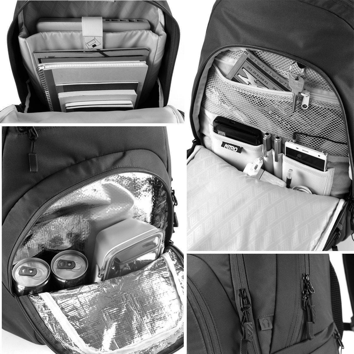 NITRO Schulrucksack Stash 29, Geo Ocean