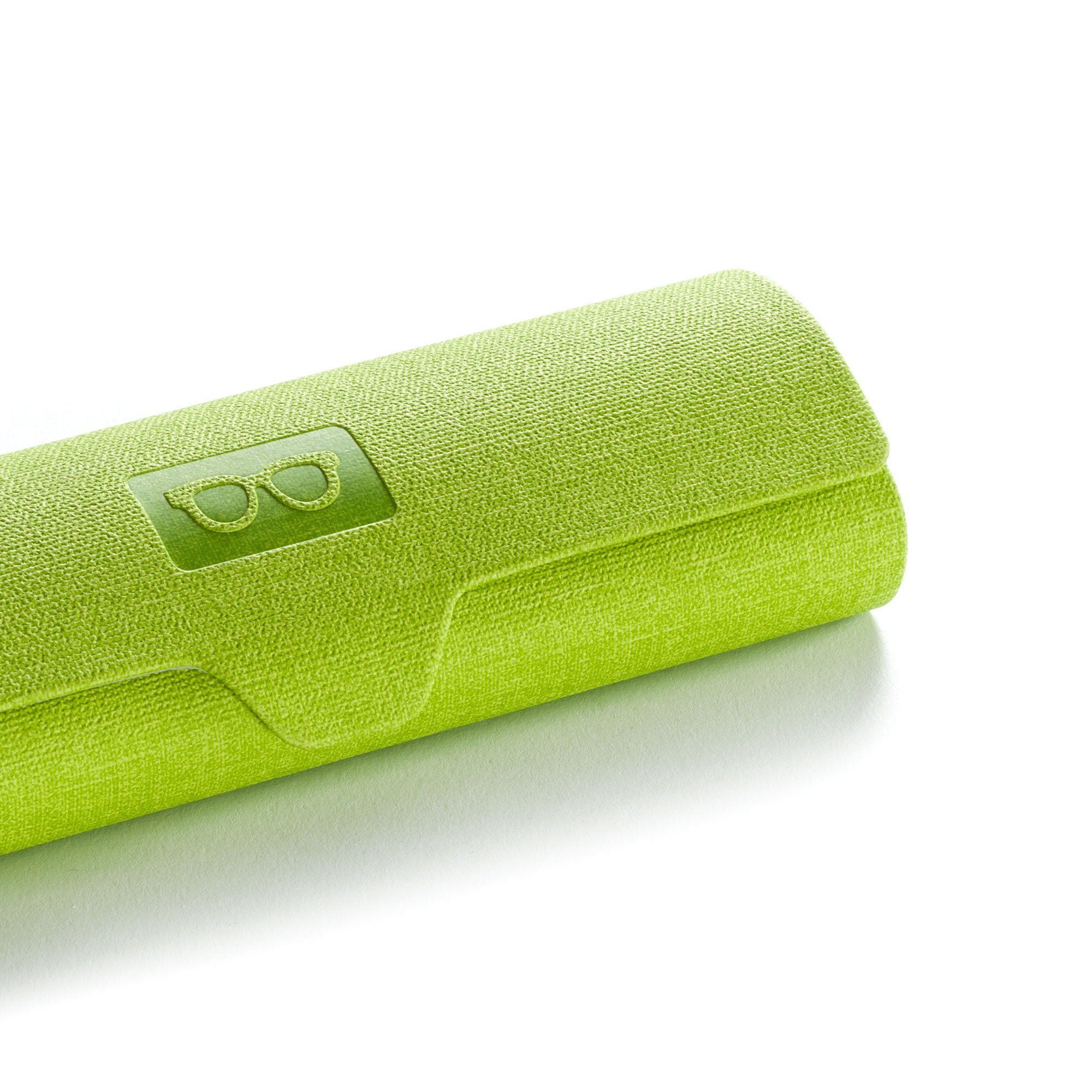 FEFI Brillenetui Hardcase im bunten Leinen-Look, inklusive Mikrofasertuch