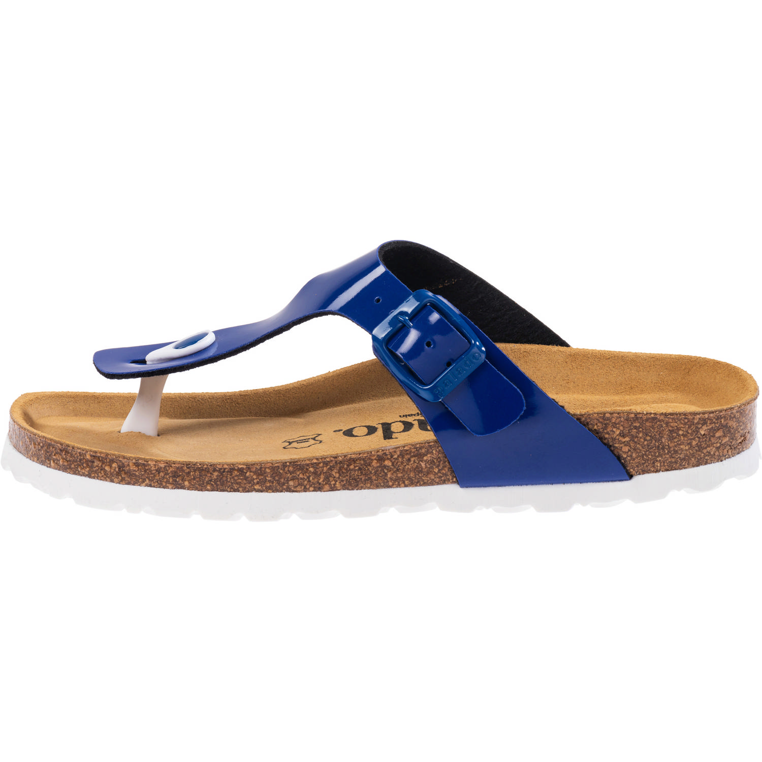 Palado Kos Lack, Zehentrenner, Damen, Blau