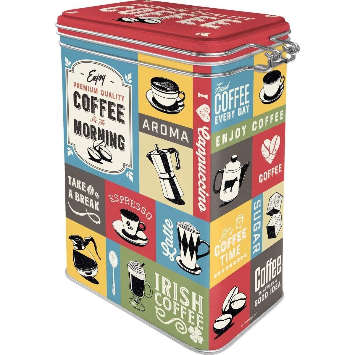 Nostalgic-Art Kaffeedose Aromadose - Coffee & Chocolate - Coffee Collage