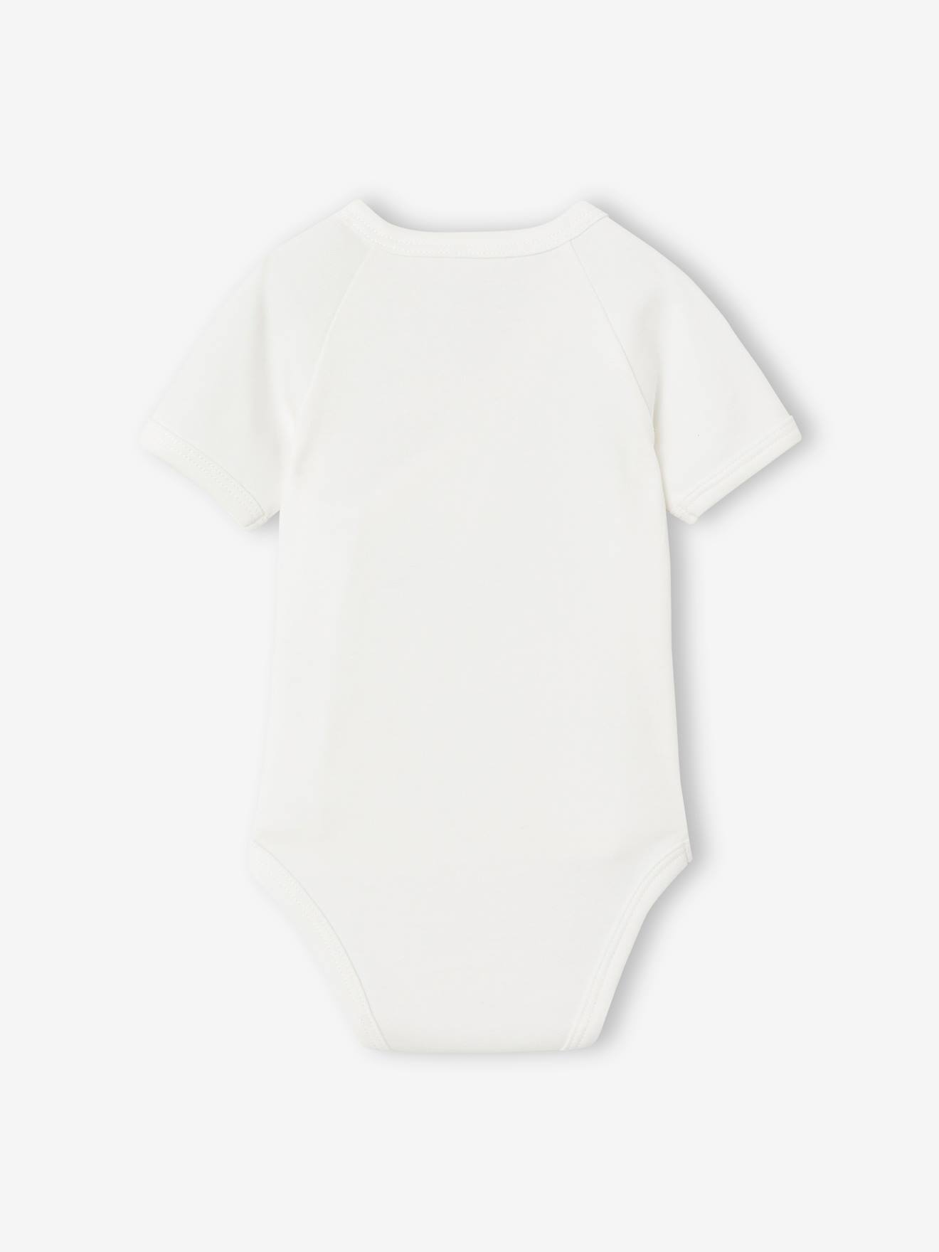 Vertbaudet 3er-Pack Baby Wickelbodys aus Bio-Baumwolle Oeko-Tex - pack pfirsich pandafreunde
