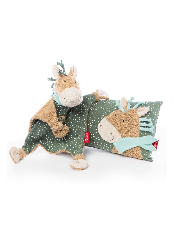 Sigikid Schnuffeltuch Pony Wiwi Wiah in grün/beige günstig kaufen onesize