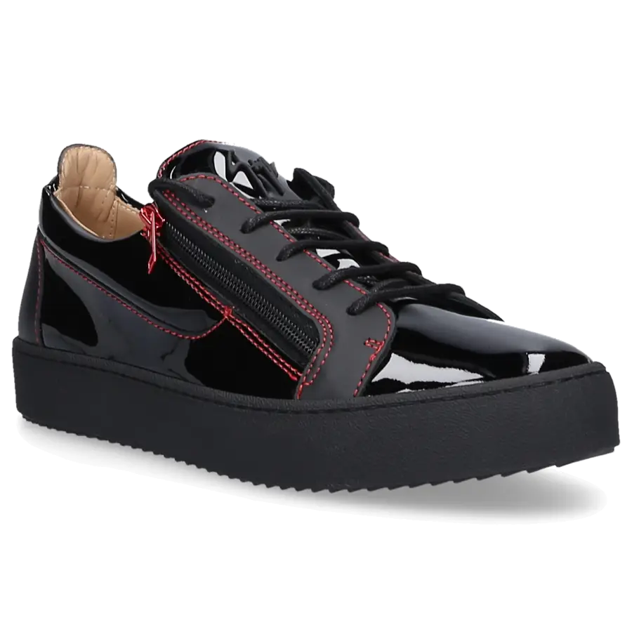 Giuseppe Zanotti - Sneaker low FRANKIE Lackleder - schwarz