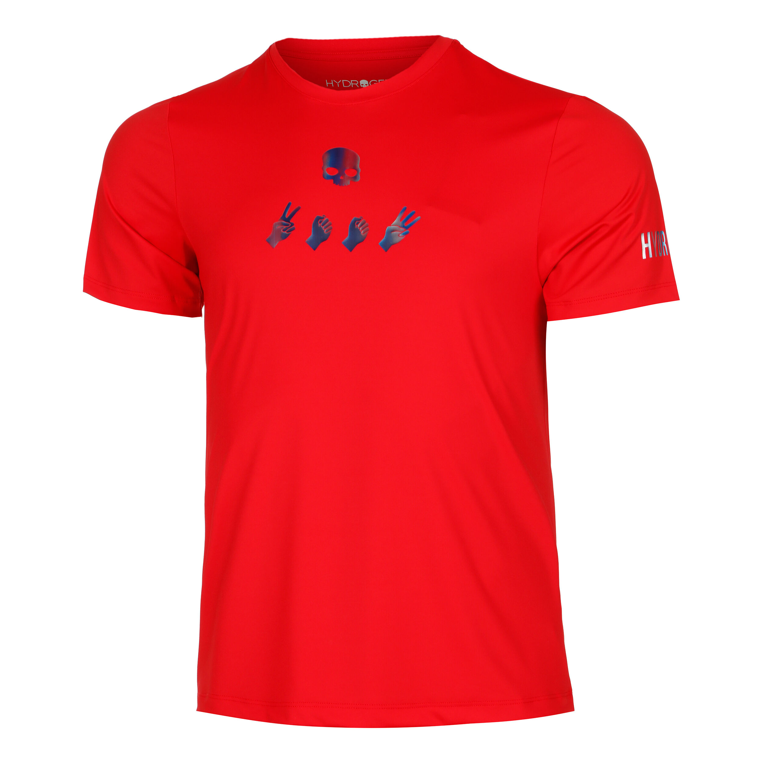 Tech T-Shirt Herren - Rot, Mehrfarbig
