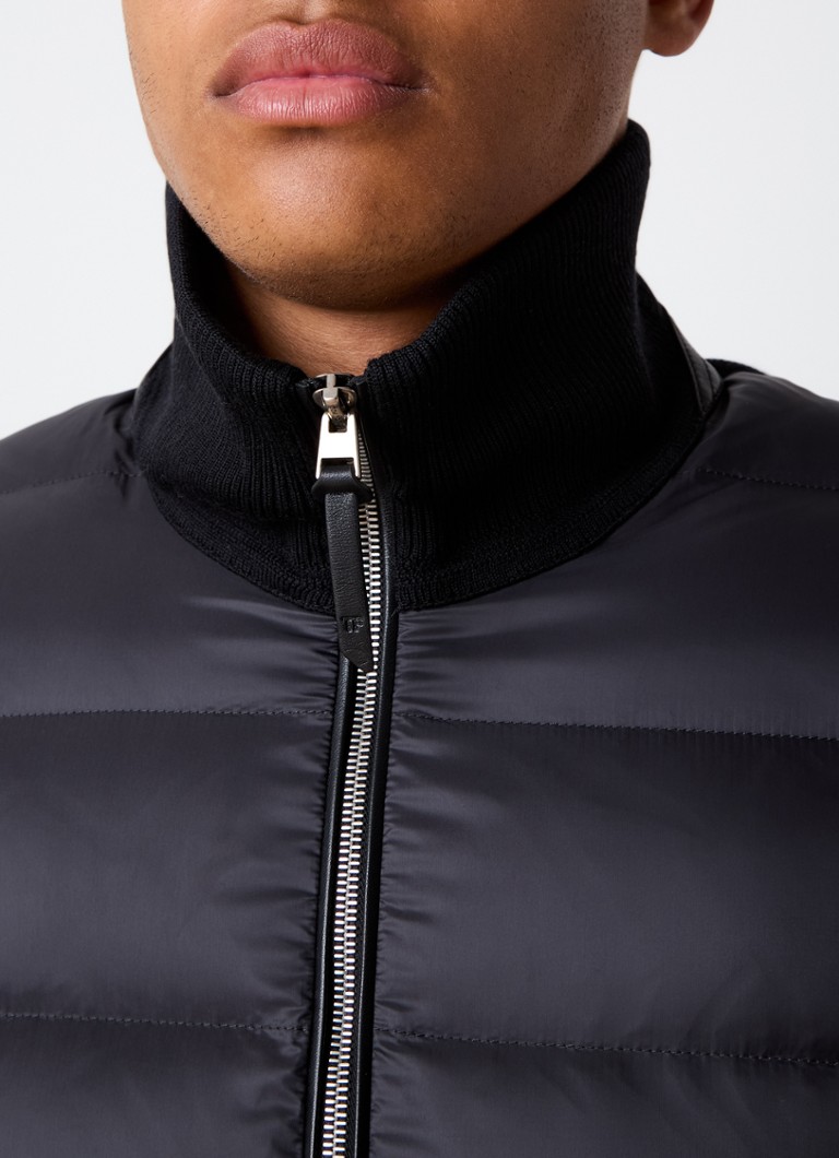 Giacca Tom Ford in lana merino con imbottitura in piuma