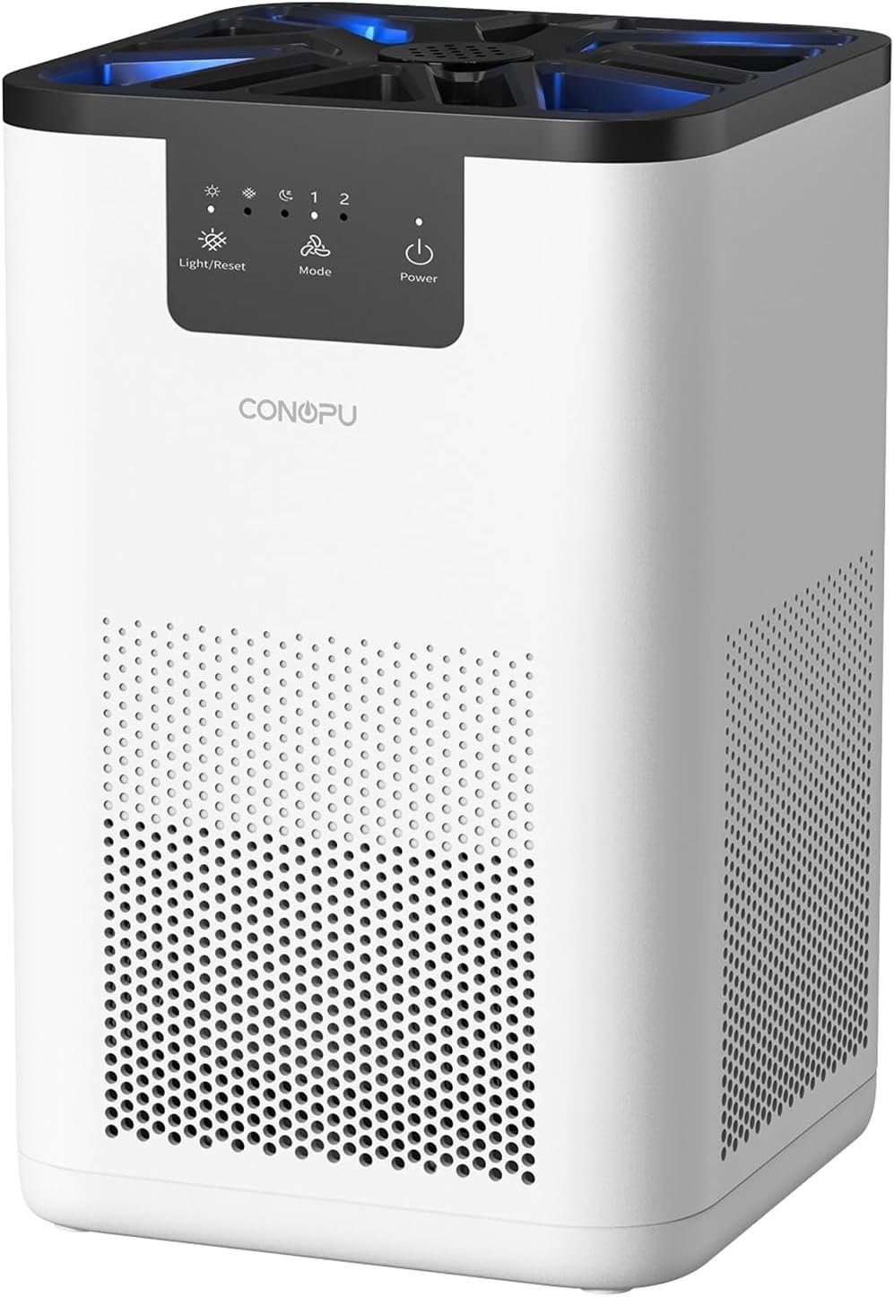 CONOPU Luftreiniger, für 20 m² Räume, Luftreiniger air purifier luftreiniger raucherzimmer 3 stufige