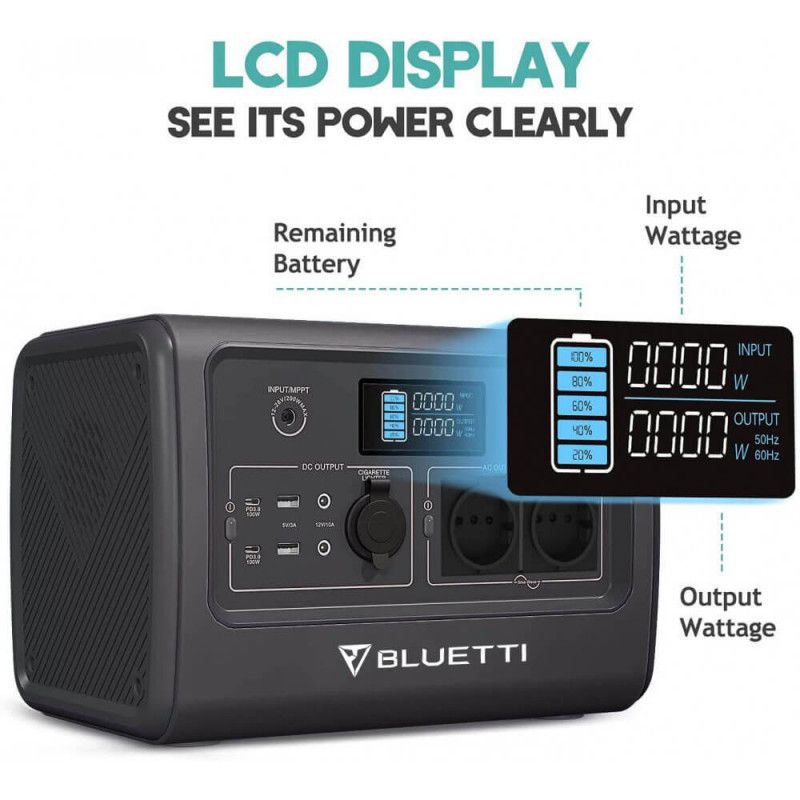 Bluetti EB70 716Wh LiFePO4 Powerstation