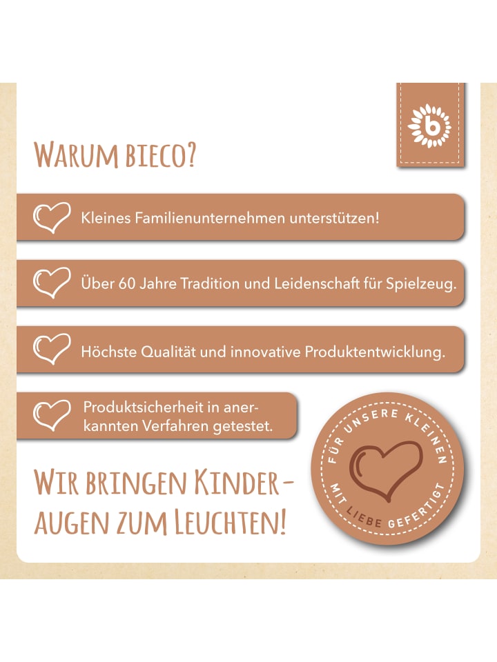 Bieco Spielwaren Schaukeltier Reh Lina in Braun günstig kaufen onesize
