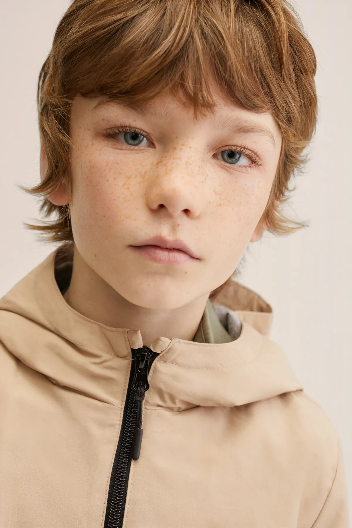 MANGO Kids  27013255 Mäntel und Parkas Beige