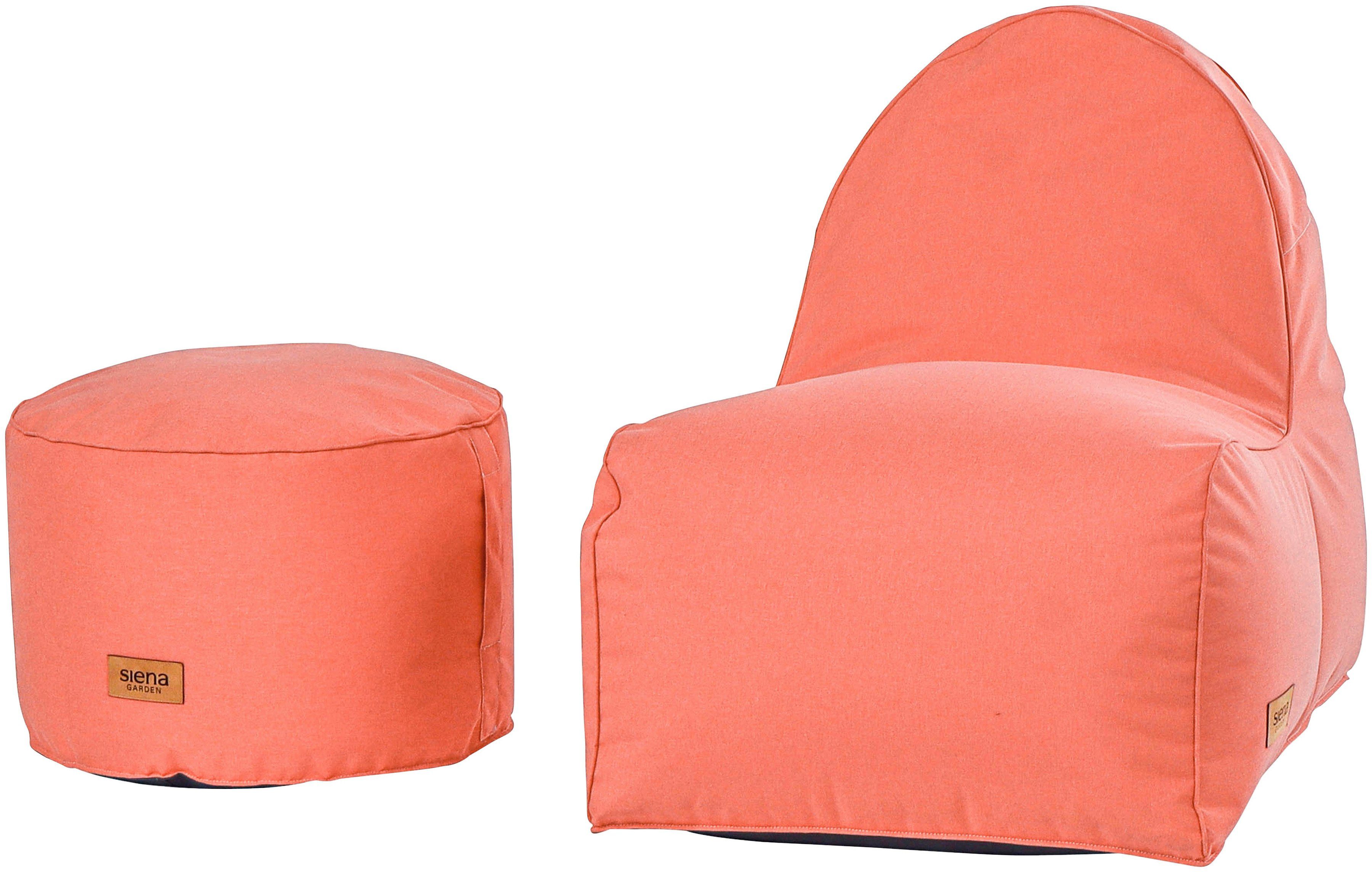 Siena Garden Sitzsack FLOW.U Round Ø60cm*H40cm, Indoor & Outdoor, in verschiedenen Farben erhältlich