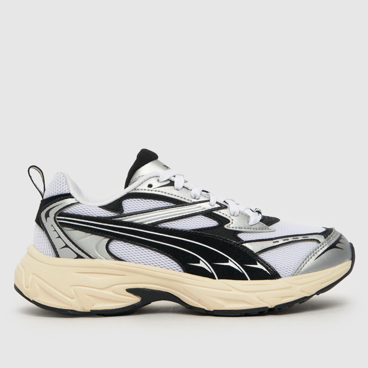 PUMA morphic retro-sneakers i vitt och svart