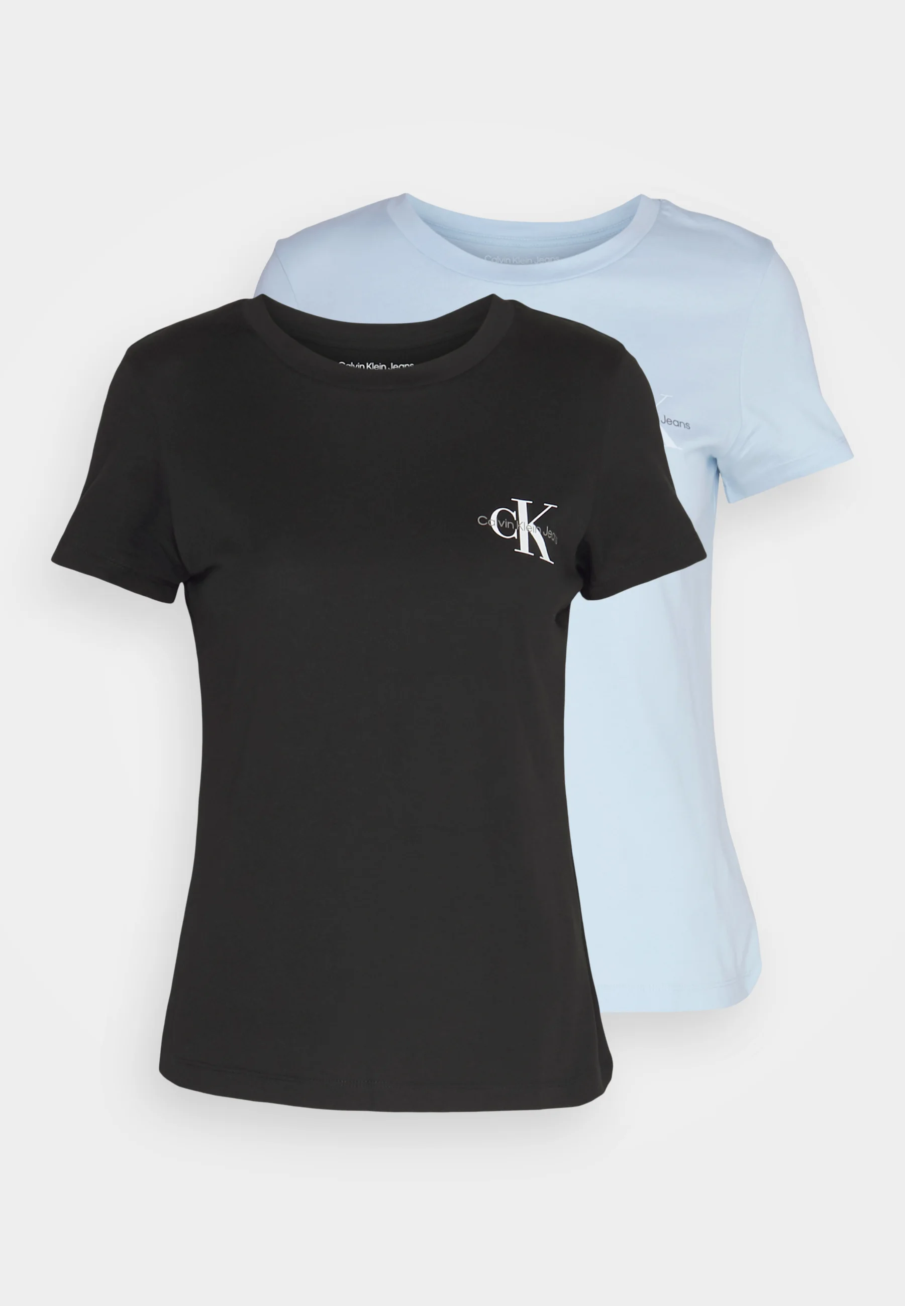 Calvin Klein Jeans MONOLOGUE SLIM TEE PACK DE 2 - Camiseta básica