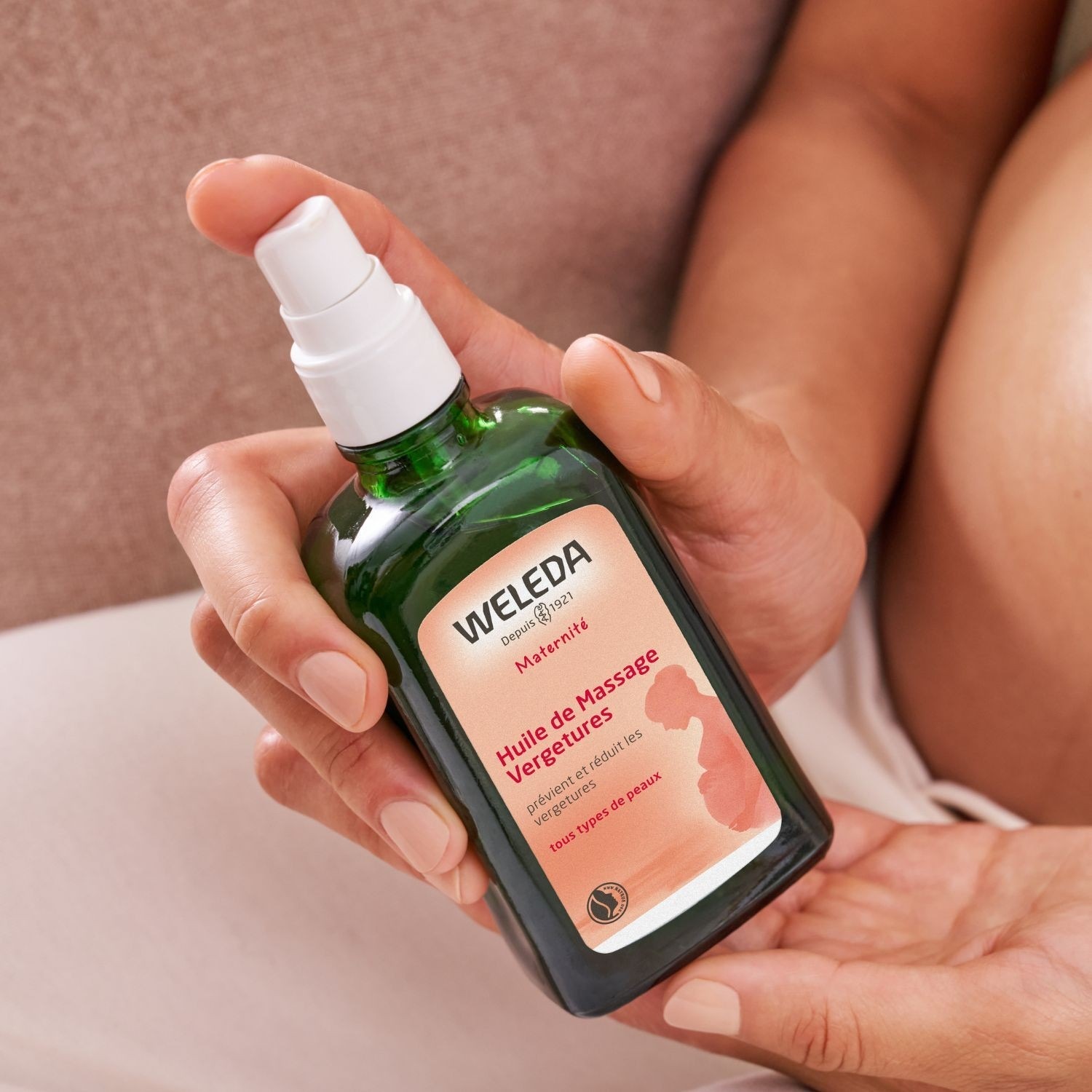 Weleda stria masszázsolaj - 100 ml (pumpás flakon)