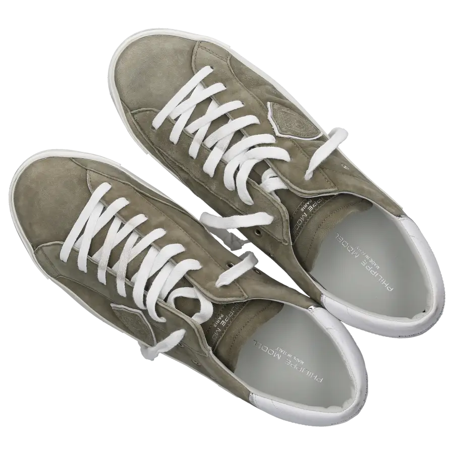Philippe Model - Sneaker low PRSX Nubukleder - grün