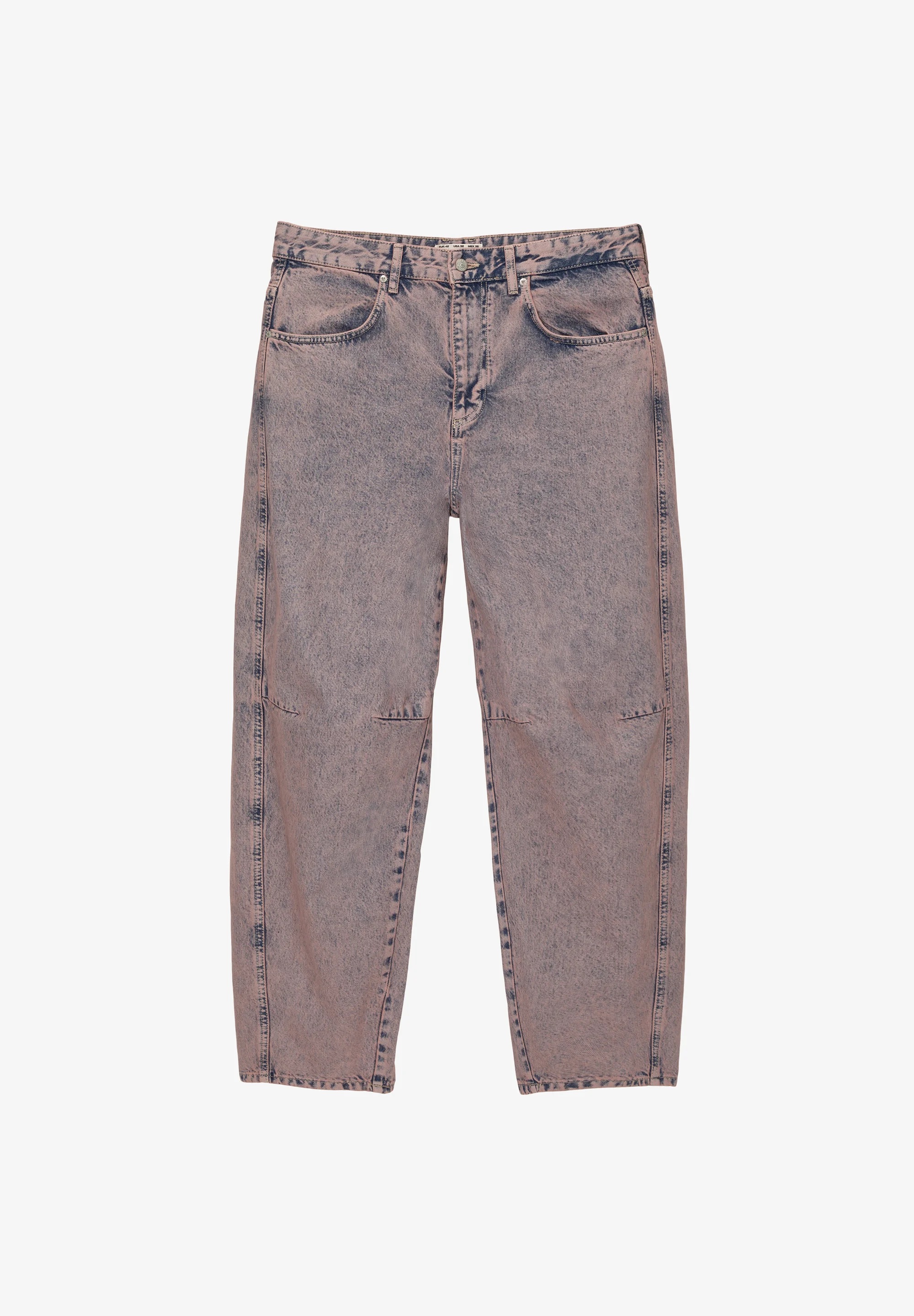 PULL&BEAR WASHED BARREL - Vaqueros pitillo