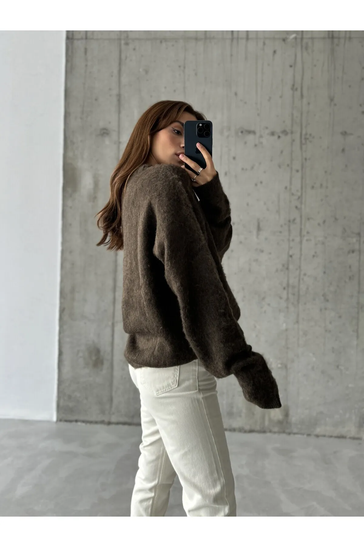 Laluvia  Pullover - Braun - Relaxed Fit