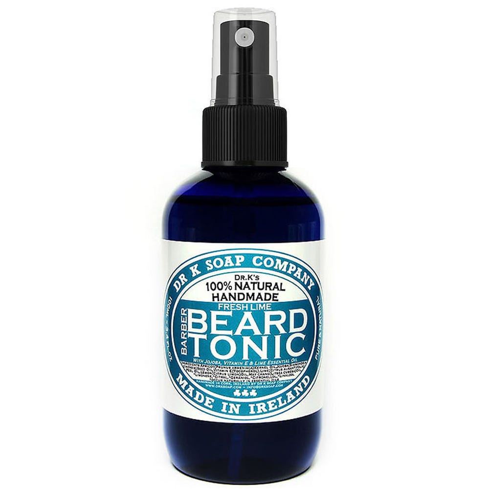 Dr K Soap Company Beard Tonic Fresh Lime Barber Size With Pump 100 ml