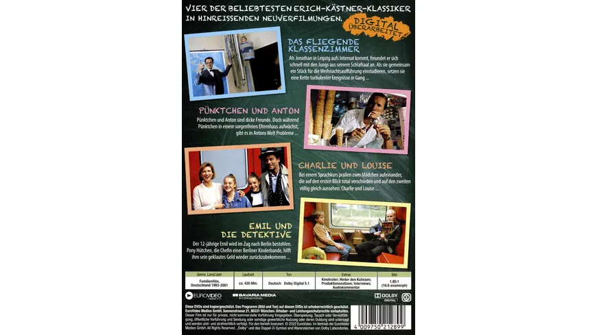 Erich Kästner Collection  [4 DVDs]