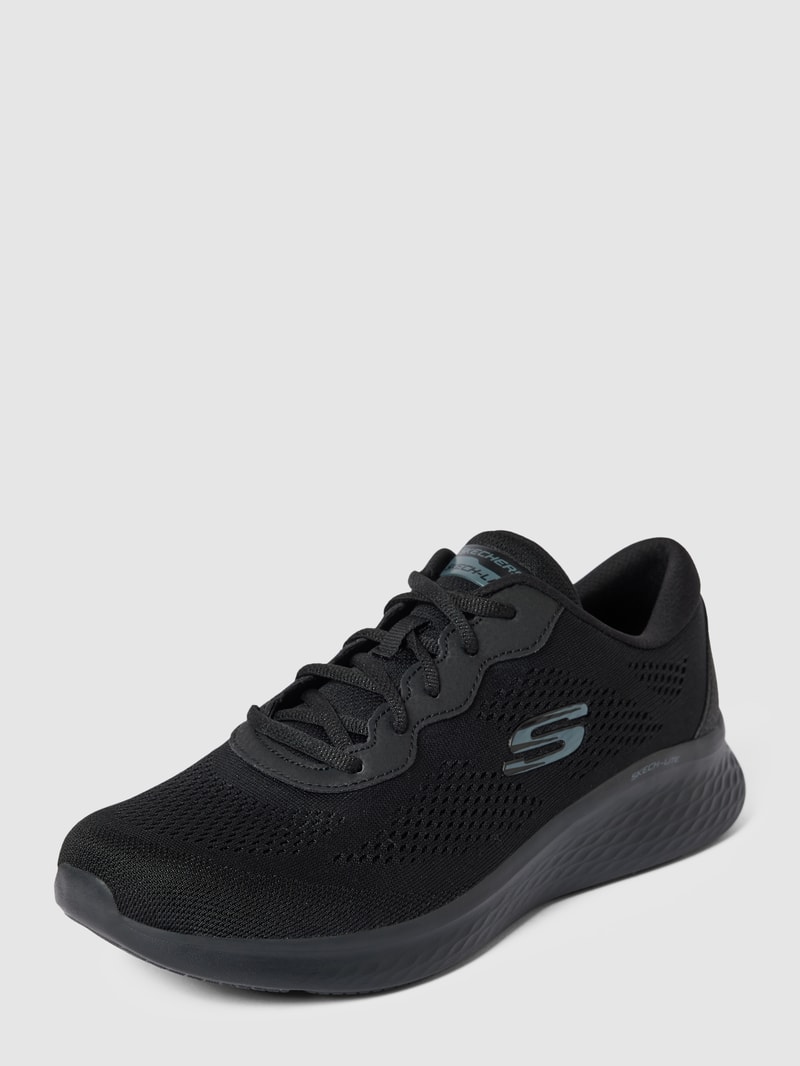 Sneaker mit Label-Details Modell 'PERFECT' in schwarz