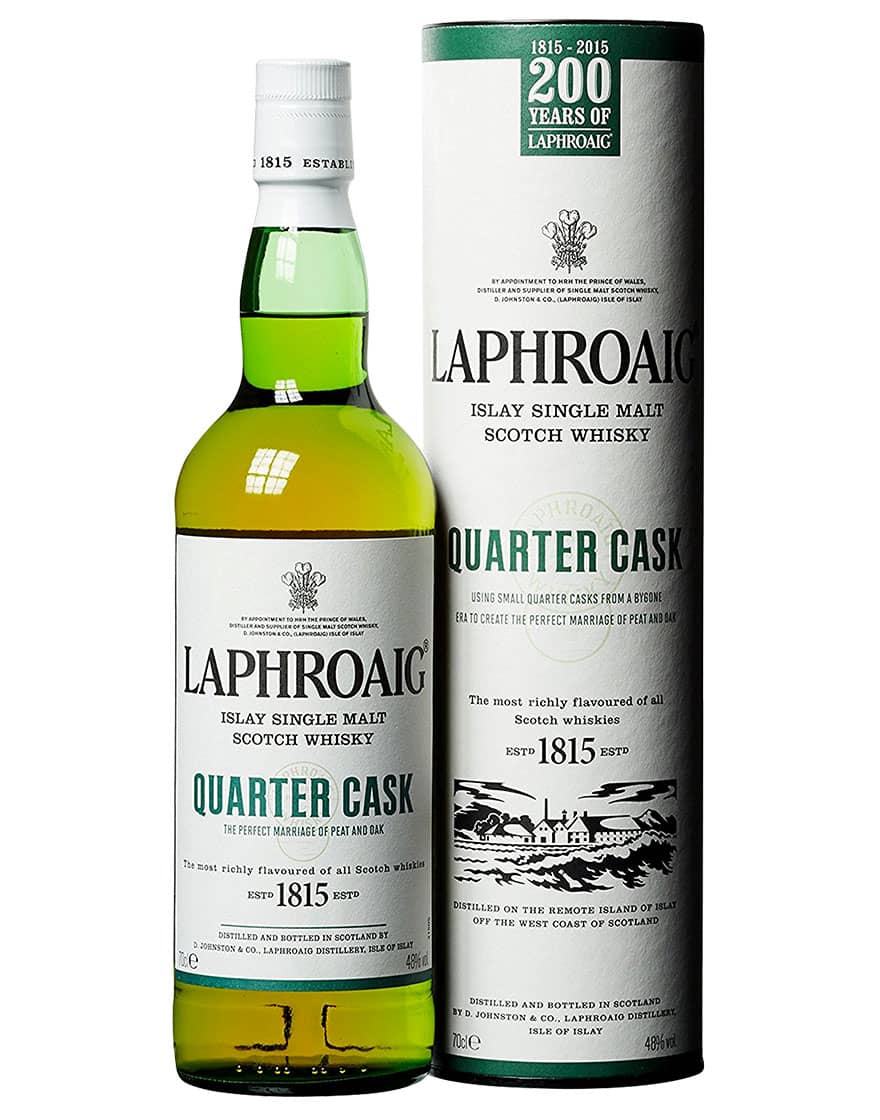 Islay Single Malt Scotch Whisky Quarter Cask Laphroaig 0,7 ℓ, En Étui