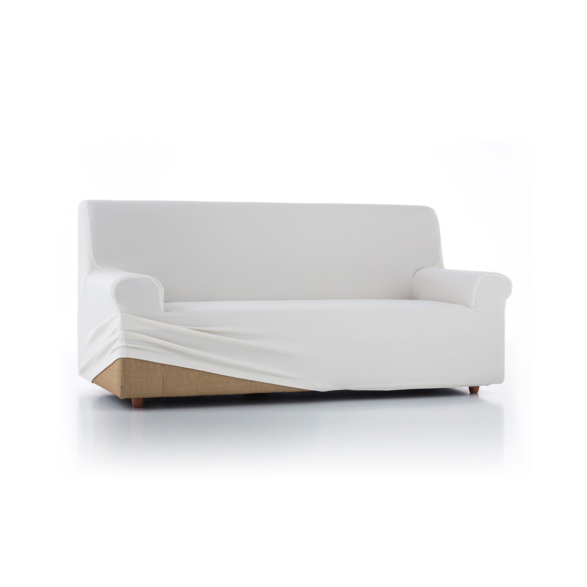 Housse unie fauteuil canapé bi-extensible