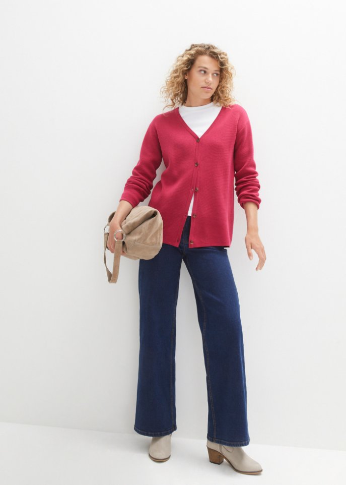 Essential Milano Rib Strickjacke