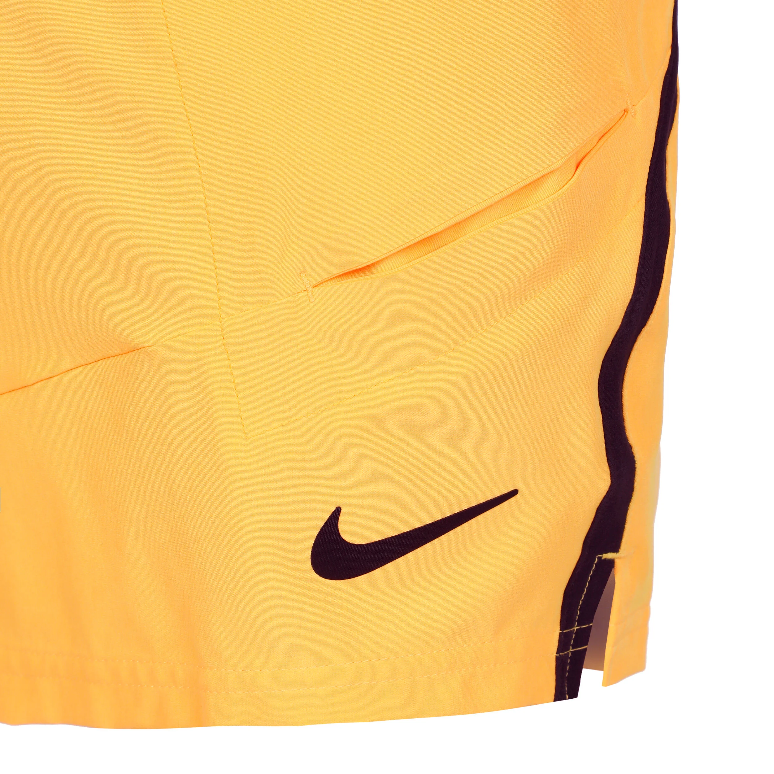 Dri-Fit Court Advantage 7in Shorts Herren - Orange, Schwarz
