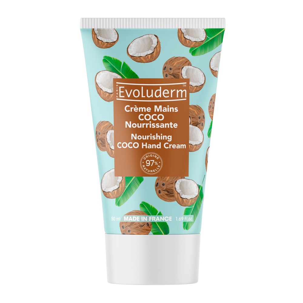 evoluderm Crème mains Coco Nourrissante - 50 ml Crème mains